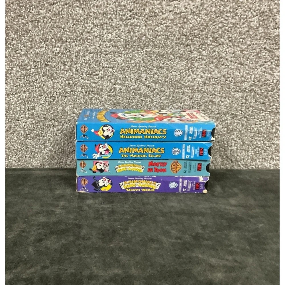 Animaniacs VHS 1994 Spielberg Singalong Yakko's World Warners Escape Holiday (4)